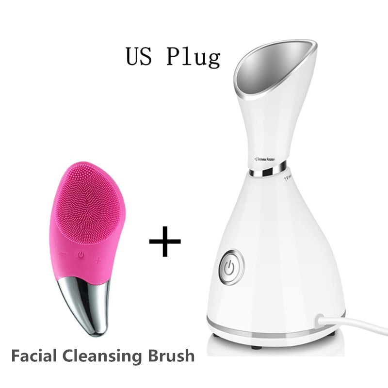 Face Steamer Machine SPA Sprayer Sauna Facial Humidifier Skin Care Facial Vaporizer Vapeur Visage Nebulizador Limpiador Digester - Executive-Skincare