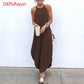 Ladies Sleeveless Summer Long Dresses - Executive-Skincare