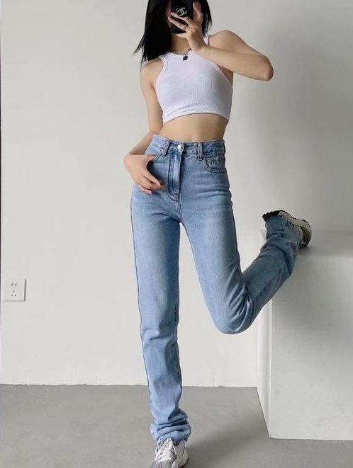 High Waist Jeans - Executive-Skincare