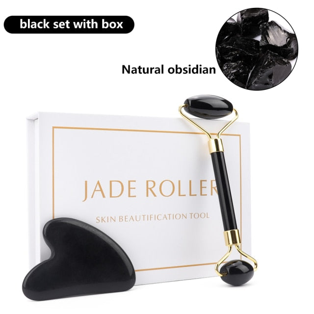 Natural Rose Quartz Jade Roller - Executive-Skincare