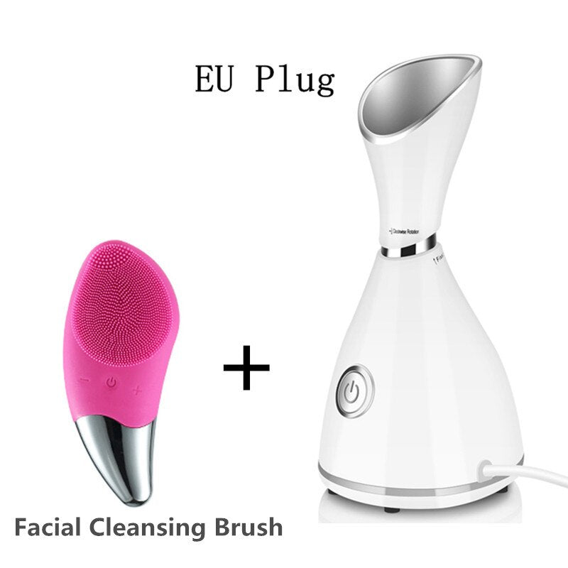 Face Steamer Machine SPA Sprayer Sauna Facial Humidifier Skin Care Facial Vaporizer Vapeur Visage Nebulizador Limpiador Digester - Executive-Skincare