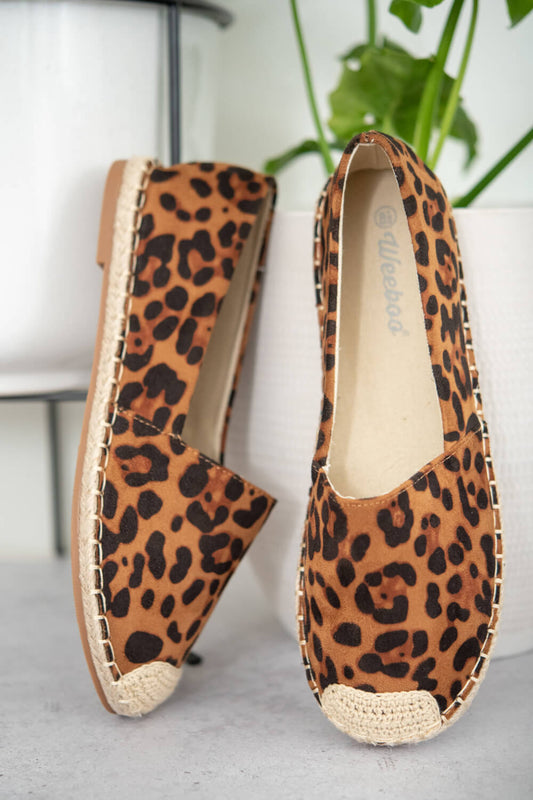 Leopard Espadrille Shoes - Executive-Skincare