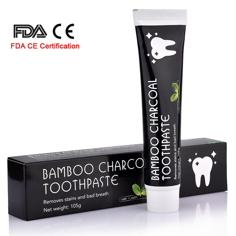 Tooth Care Bamboo Natural Activated Charcoal Teeth Whitening Toothpaste Oral Hygiene Dental FDA CE Certification Dropshipping - Executive-Skincare