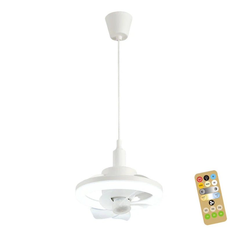 Night Market Fan Lamp 48/60W Fan Chandelier E27 Lamp Holder 360 Head Shaking 3-Gear Dimmable 3-Speed Wind for Home Children Room