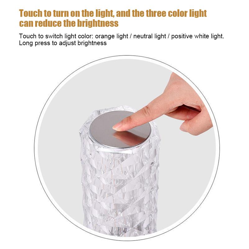 LED Crystal Table Lamp - Executive-Skincare