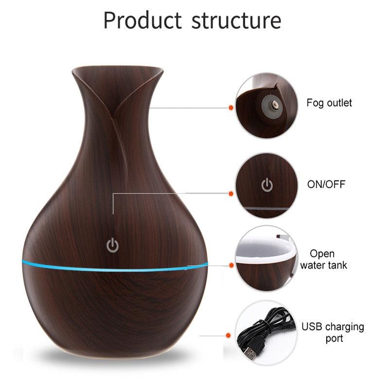 Ultrasonic Air Humidifier Aromatherapy Diffuser Essential Oil Mini Car Home Mist Maker Defusers Humificador Freshener for xiaomi - Image #13