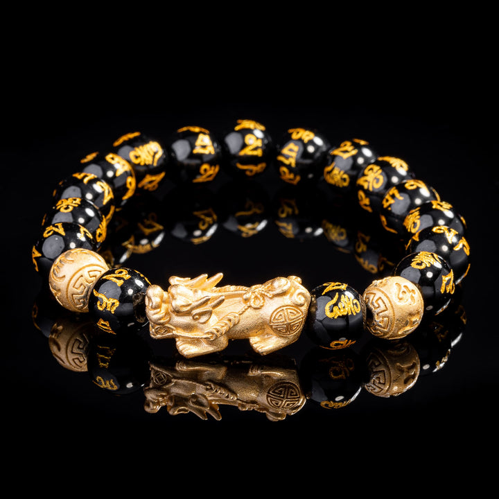 The Wealth Attractor Feng Shui Black Obsidian Bracelet - Executive-Skincare