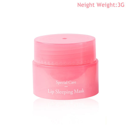 Lip Sleeping Mask Night Sleep Maintenance Moistened Lip Balm the Pink Lips Bleaching Cream Nourish Protect Lips Care 3G - Executive-Skincare