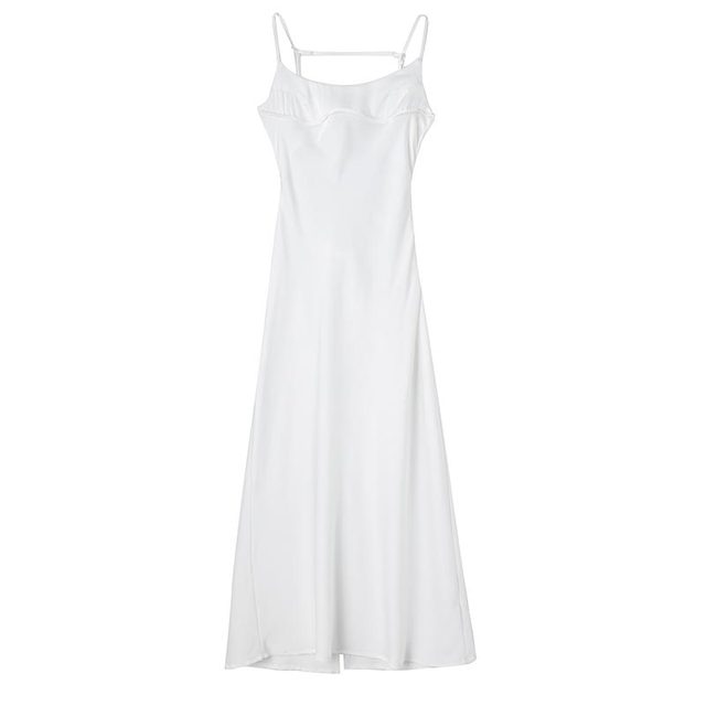 Satin Sleeveless Dress - Executive-Skincare