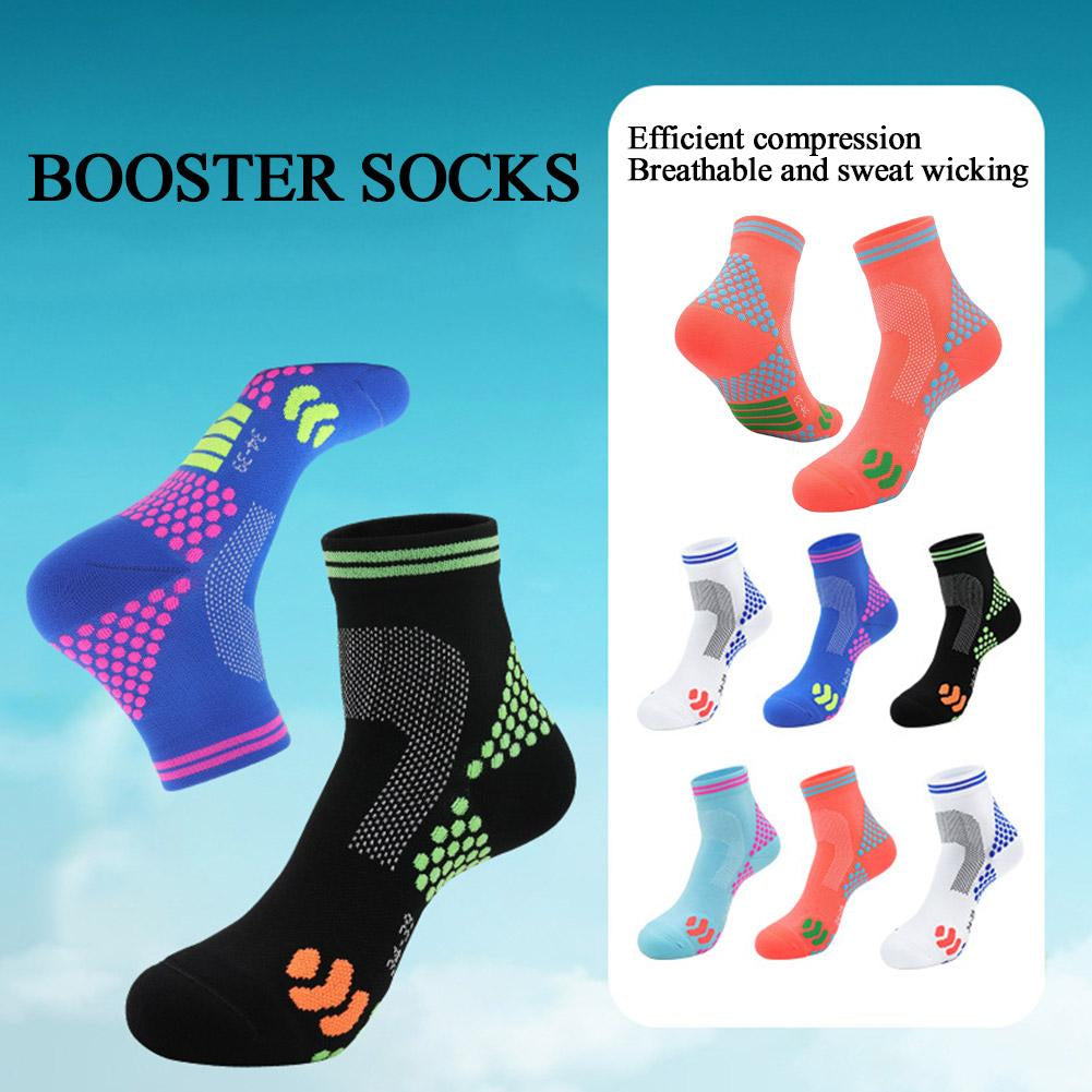 1Pair 2023 Far Infrared Schorl Titanium Ion Heightening Booster Socks Sports Socks Women'S Socks Set