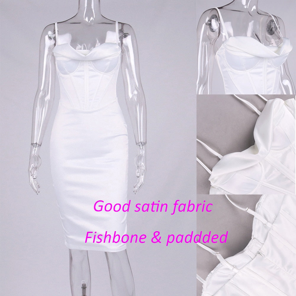 Satin Summer Dress - Executive-Skincare