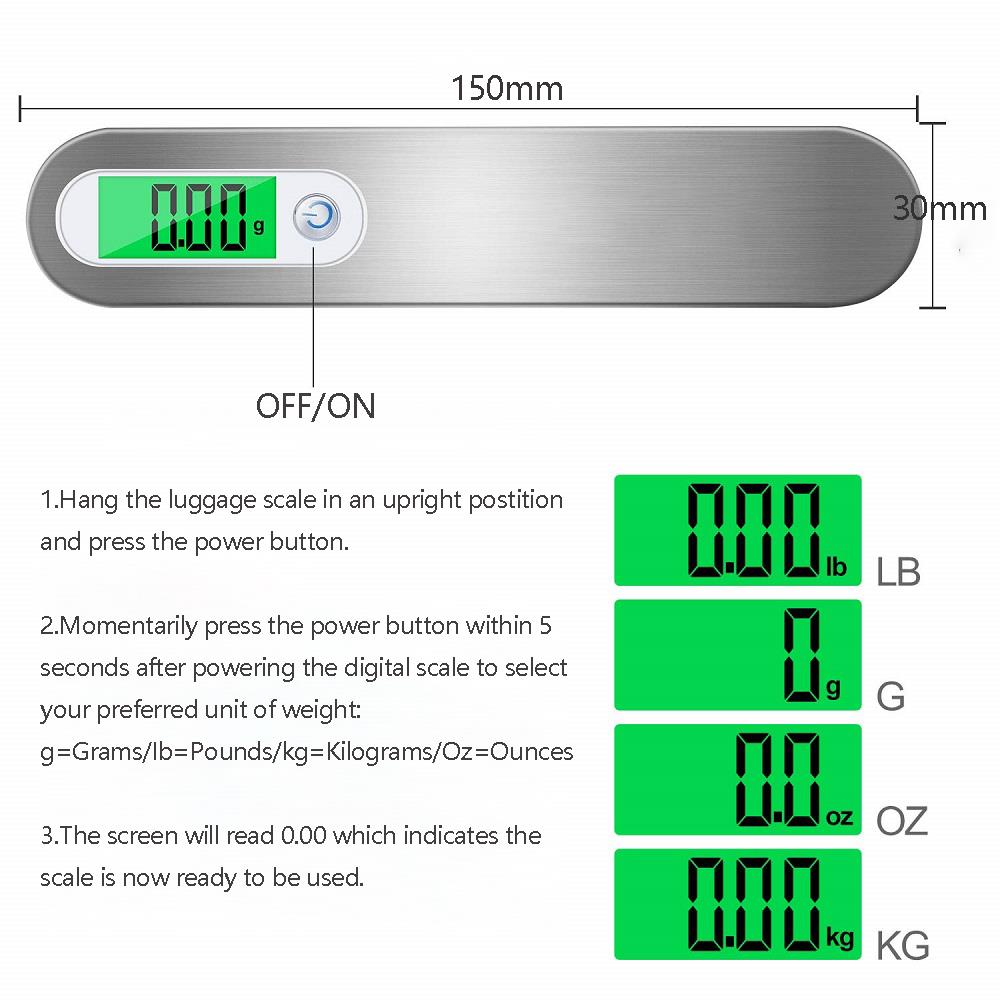 Electronic Hook Scale - Executive-Skincare