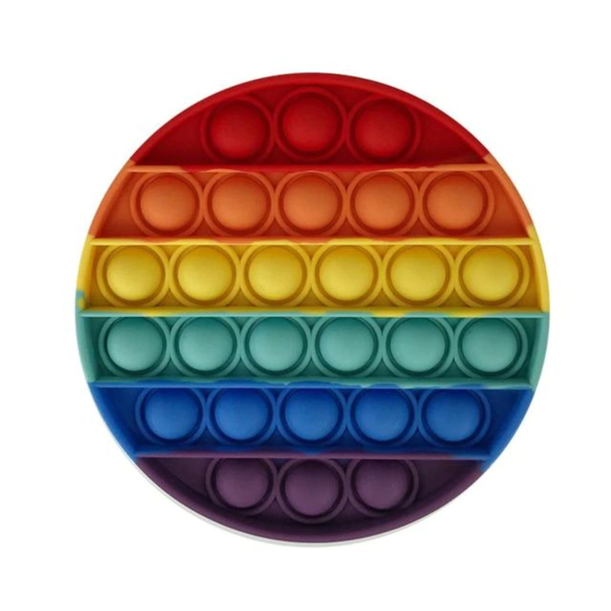 Colorful Rainbow Bubble Press Fidget Stress Relief Toy ( 4 pcs set) - Executive-Skincare