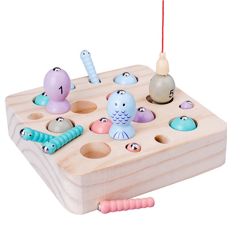 Wooden Fishing Magnetic Toy for Kids - Executive-Skincare