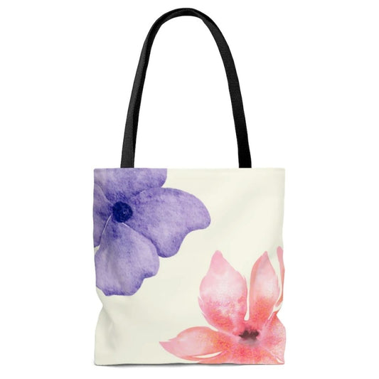 Fresh Floral Print Beach Shopper Tote Bag Medium - Executive-Skincare