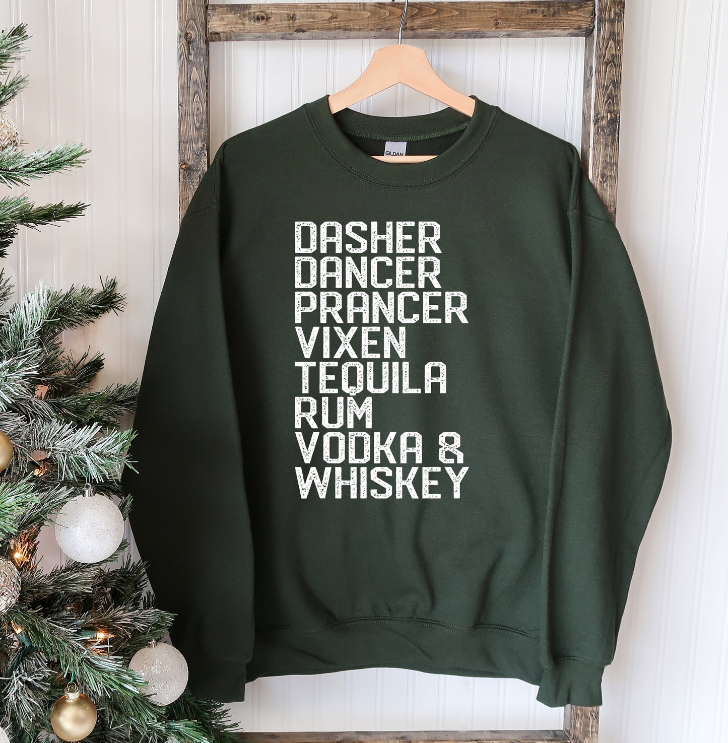 Dasher Dancer Christmas Sweatshirt - Executive-Skincare