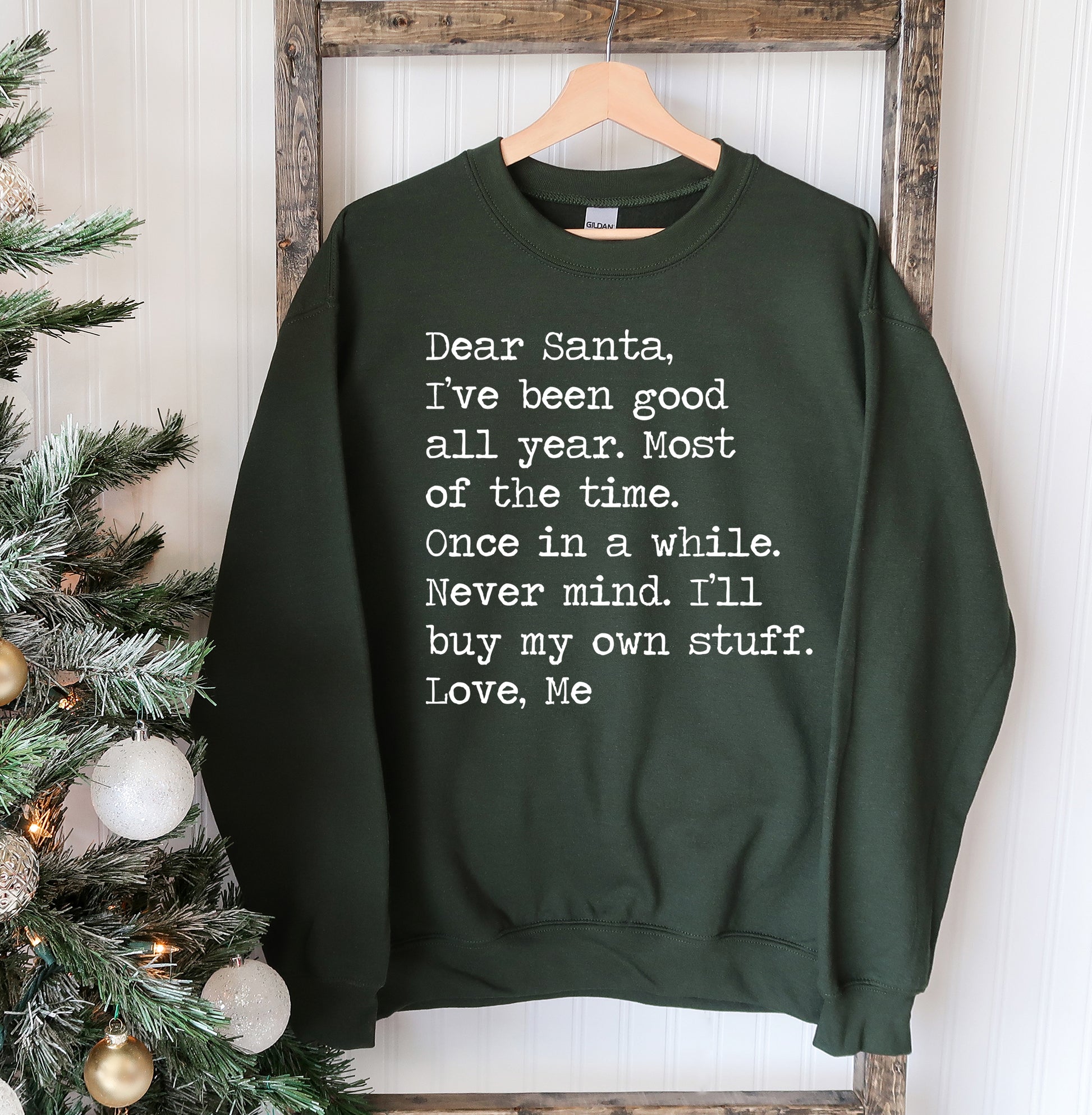 Dear Santa Christmas Sweatshirt - Executive-Skincare