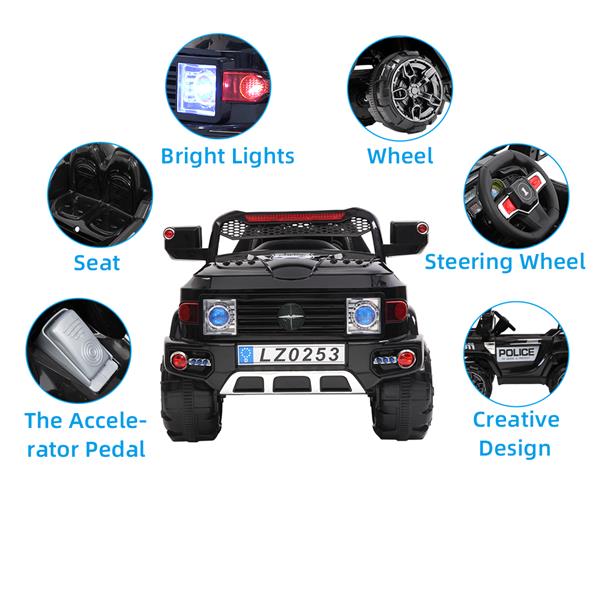 Off-Road Police Car Double Drive With 2.4G Remote Control - Executive-Skincare