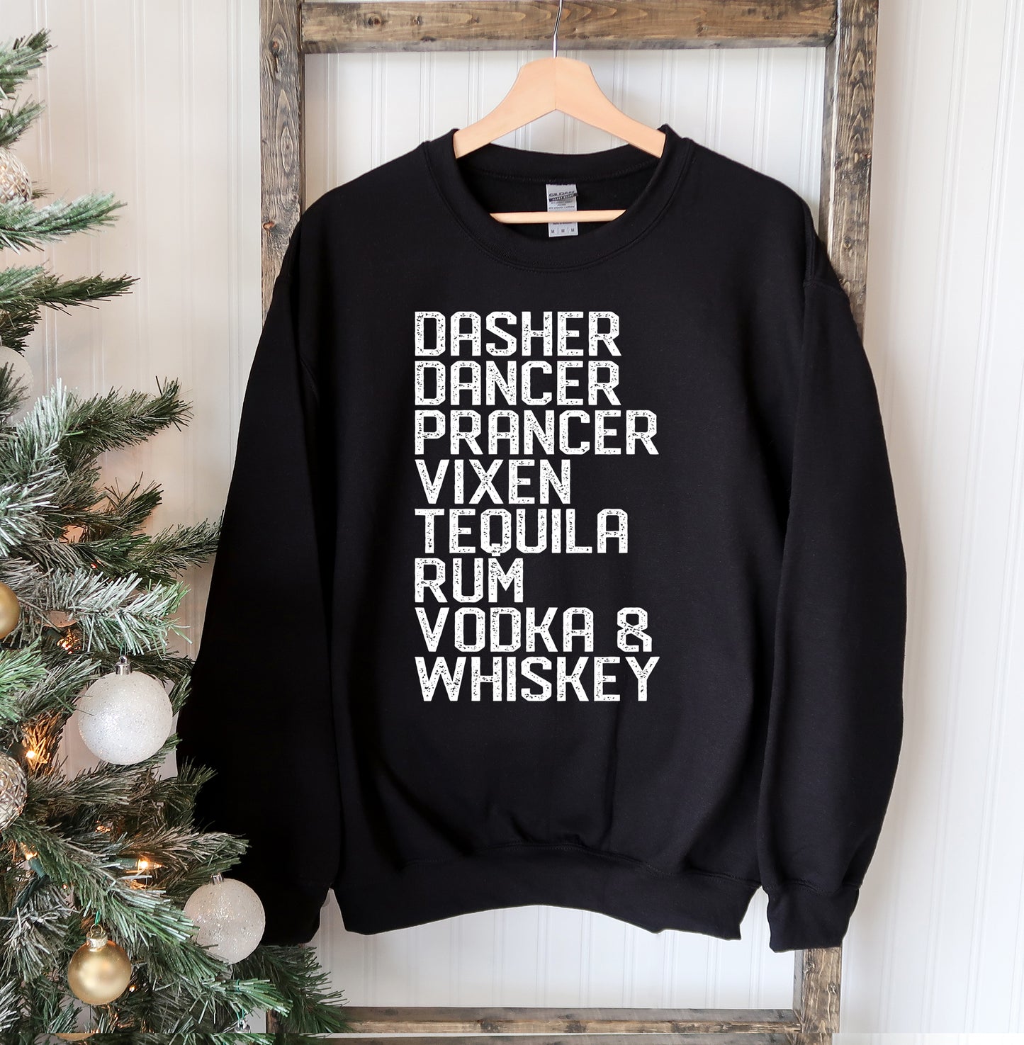 Dasher Dancer Christmas Sweatshirt - Executive-Skincare