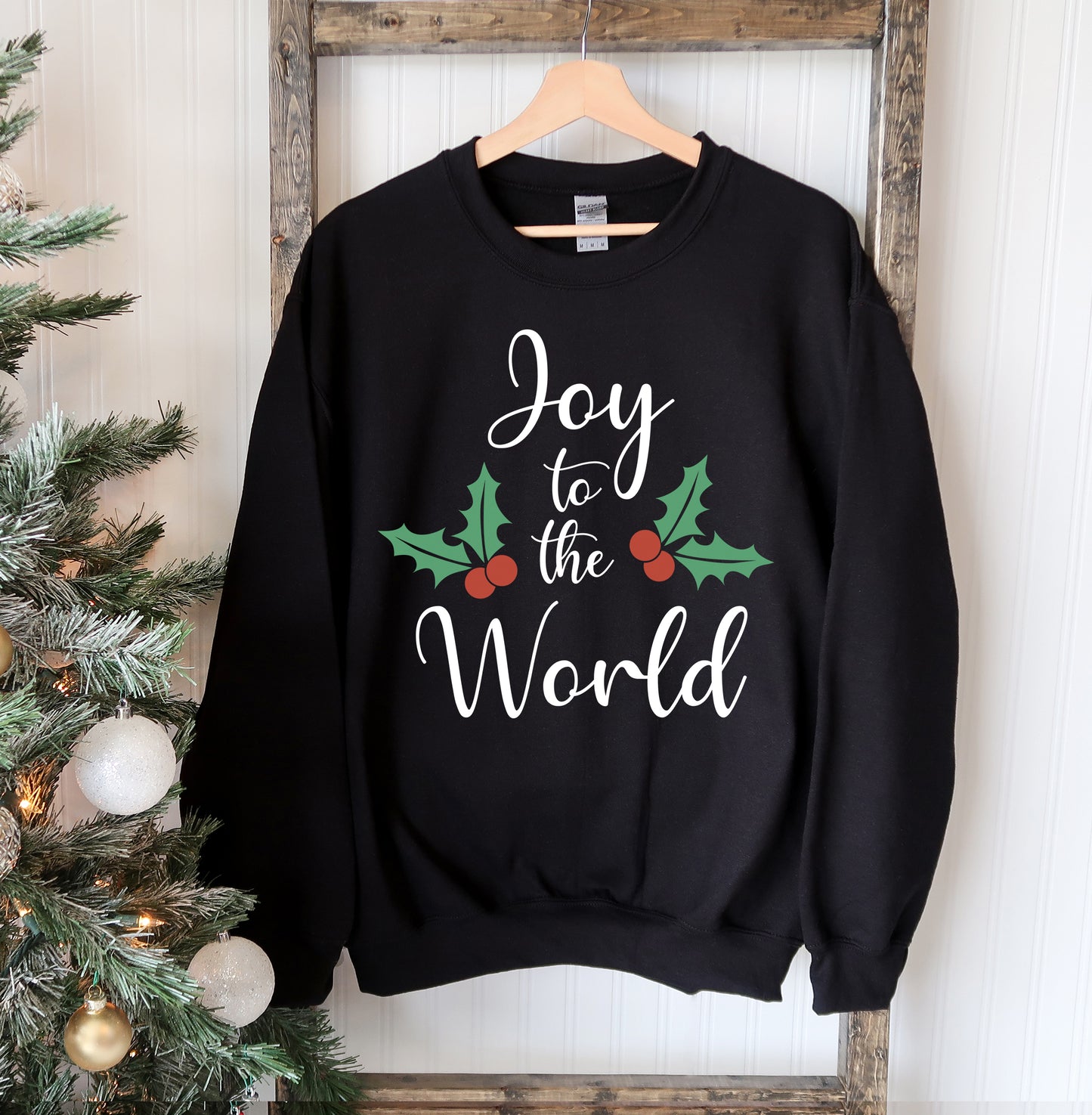 Joy To The World Christmas Sweatshirt - Executive-Skincare