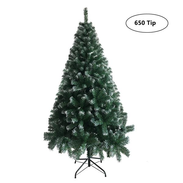 6FT Iron Leg White PVC 650 Branches Christmas Tree - Executive-Skincare