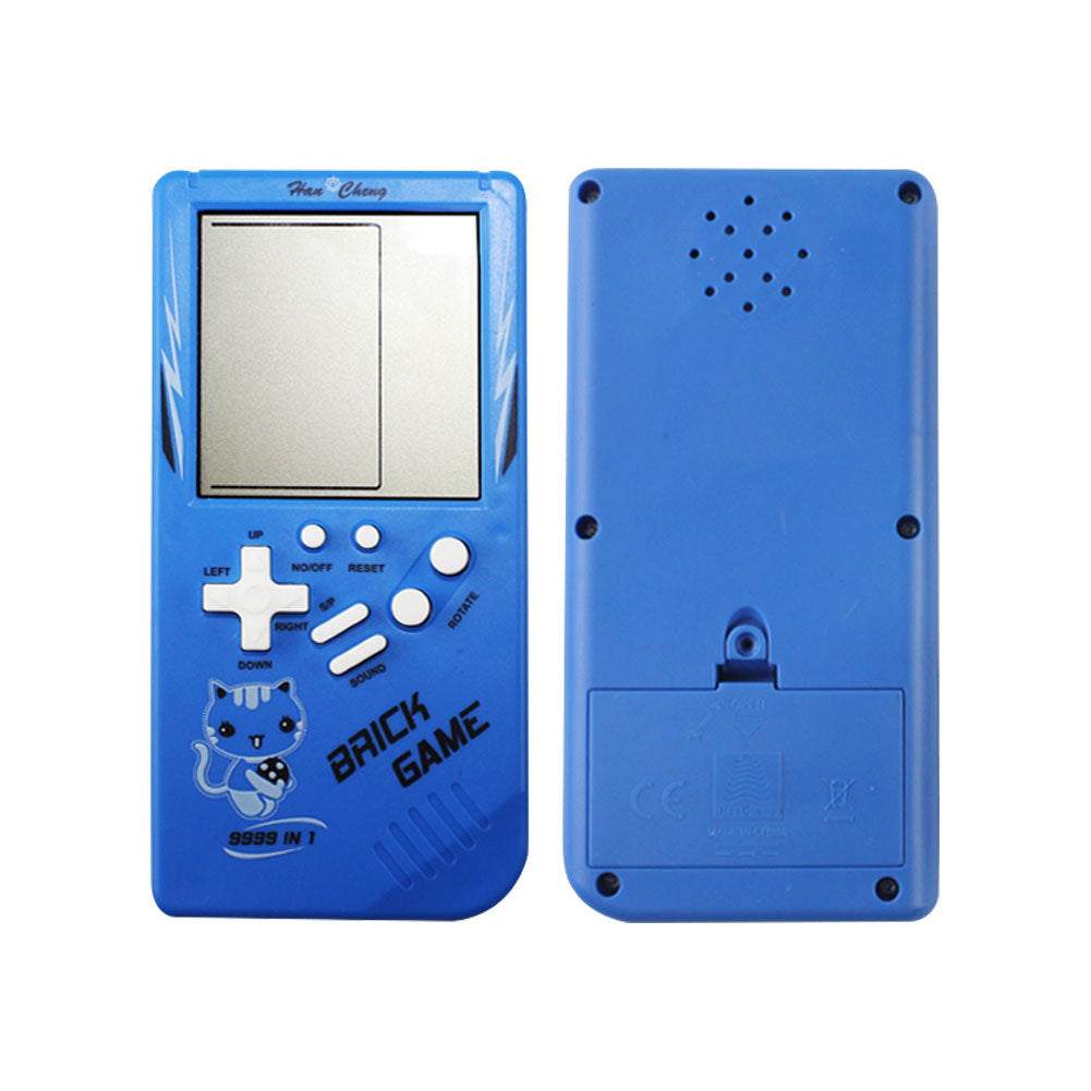 Retro Childhood Tetris Handheld Game Player Blue - Executive-Skincare