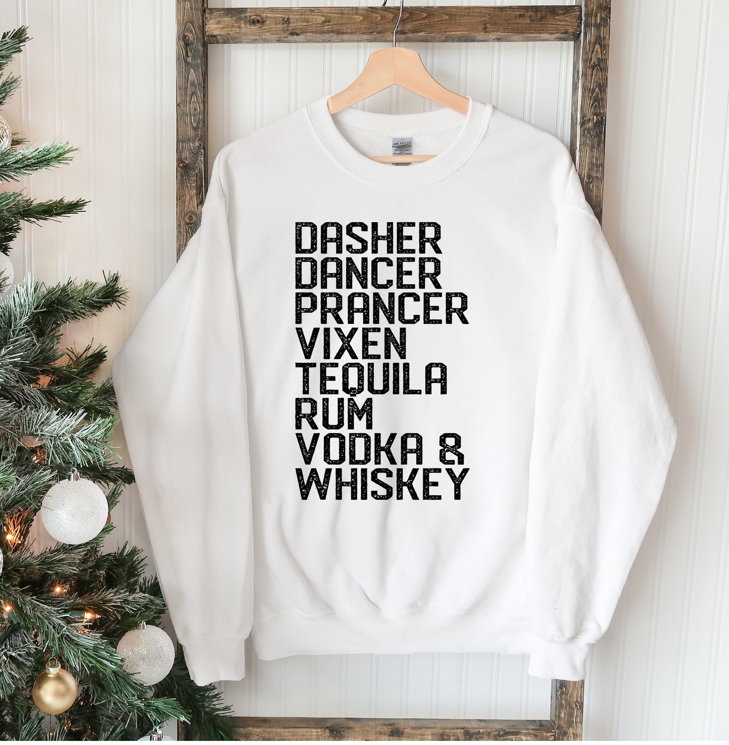 Dasher Dancer Christmas Sweatshirt - Executive-Skincare