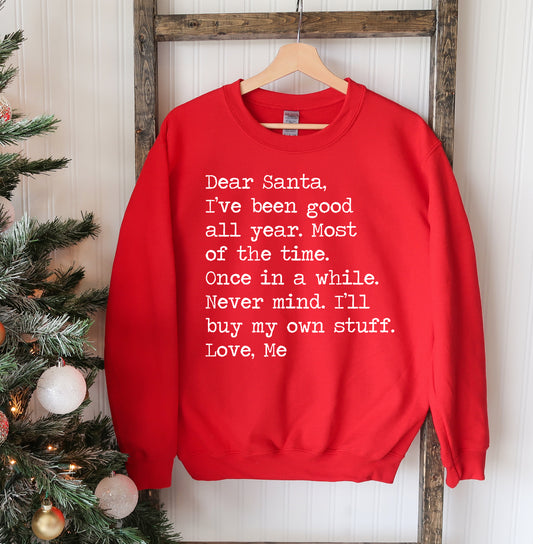 Dear Santa Christmas Sweatshirt - Executive-Skincare