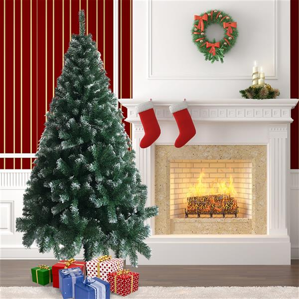 6FT Iron Leg White PVC 650 Branches Christmas Tree - Executive-Skincare