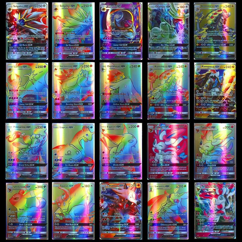 100/120pcs Cartoon Game Card Pokemon Card 95 GX Pokemon Card - Executive-Skincare