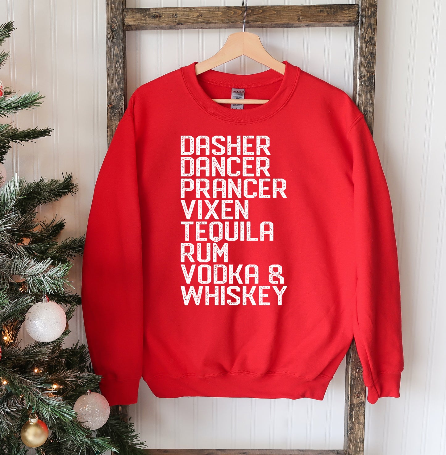 Dasher Dancer Christmas Sweatshirt - Executive-Skincare