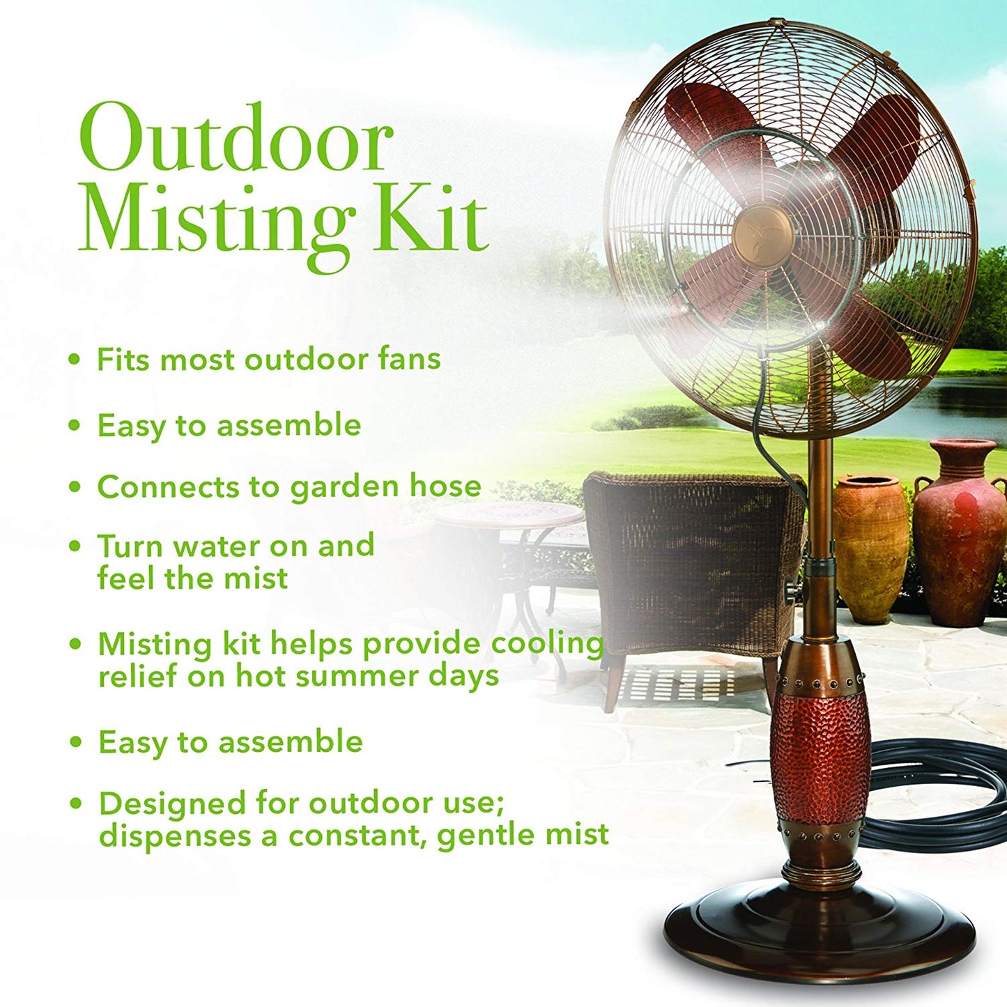 Outdoor Fan Misting Kit - Executive-Skincare