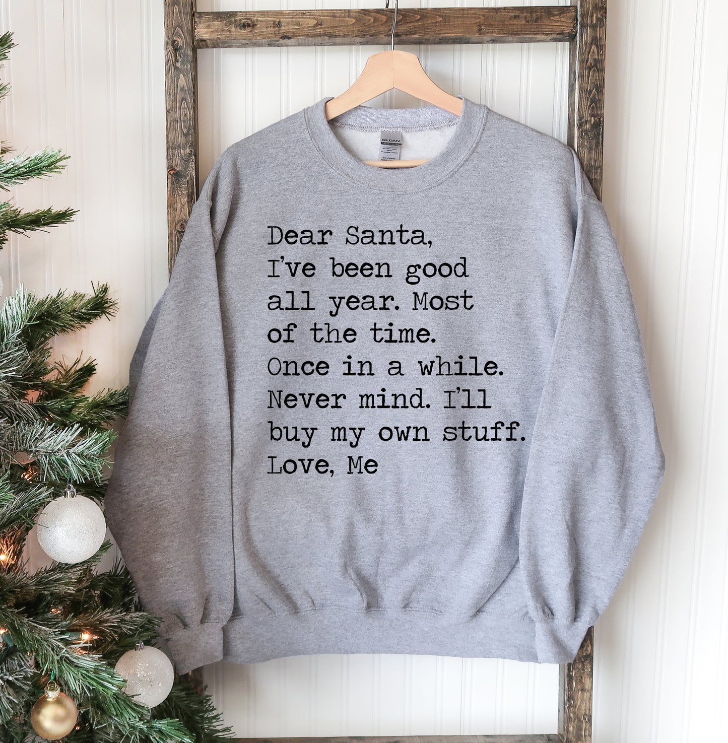 Dear Santa Christmas Sweatshirt - Executive-Skincare