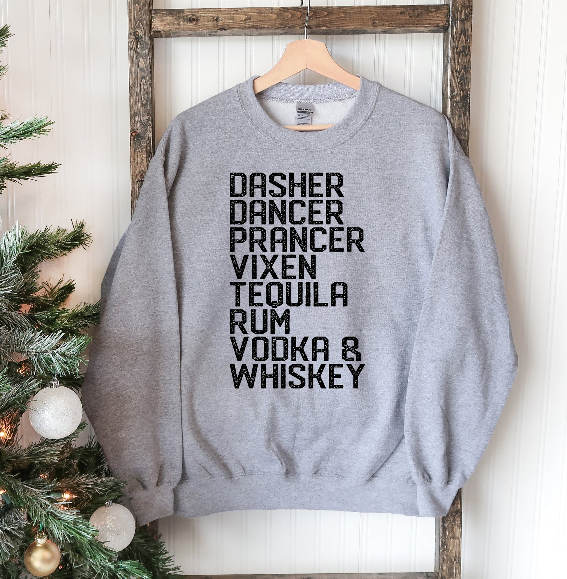 Dasher Dancer Christmas Sweatshirt - Executive-Skincare