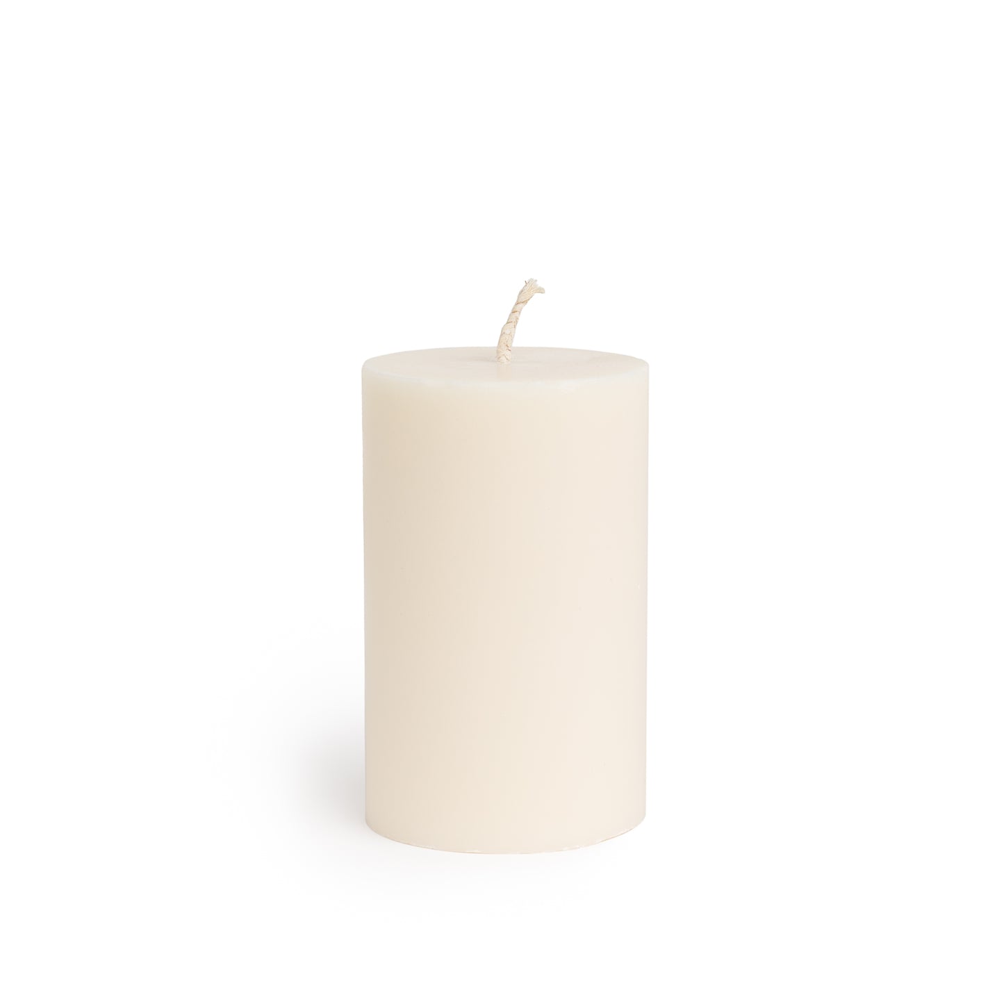 Cylinder shape rapeseed wax pillar candle