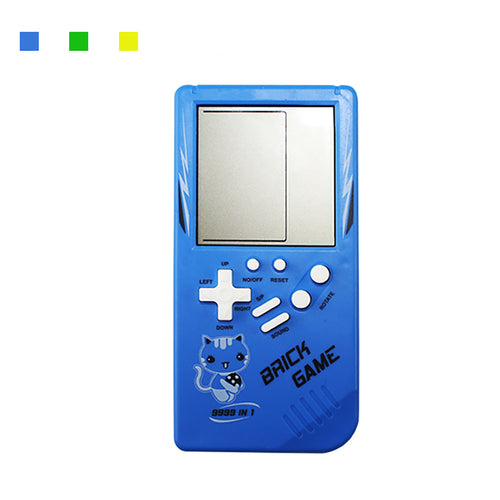 Retro Childhood Tetris Handheld Game Player Blue - Executive-Skincare