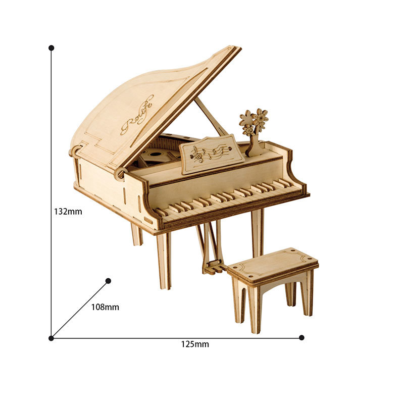 Piano Toys 3D Wooden Puzzle for Children - Executive-Skincare