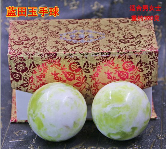 50mm Natural Jade Baoding Balls - Executive-Skincare