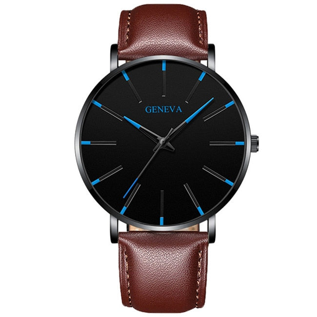 Minimalist Stainless Steel Mens Watch - Executive-Skincare