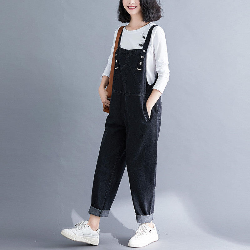 Jumpsuit Loose Suspenders - Executive-Skincare