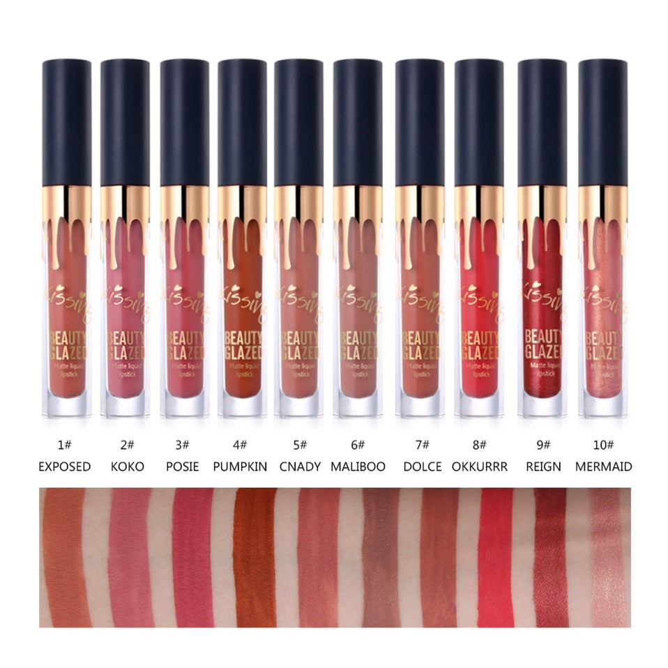 Shimmer Matte Liquid Lipstick - Executive-Skincare