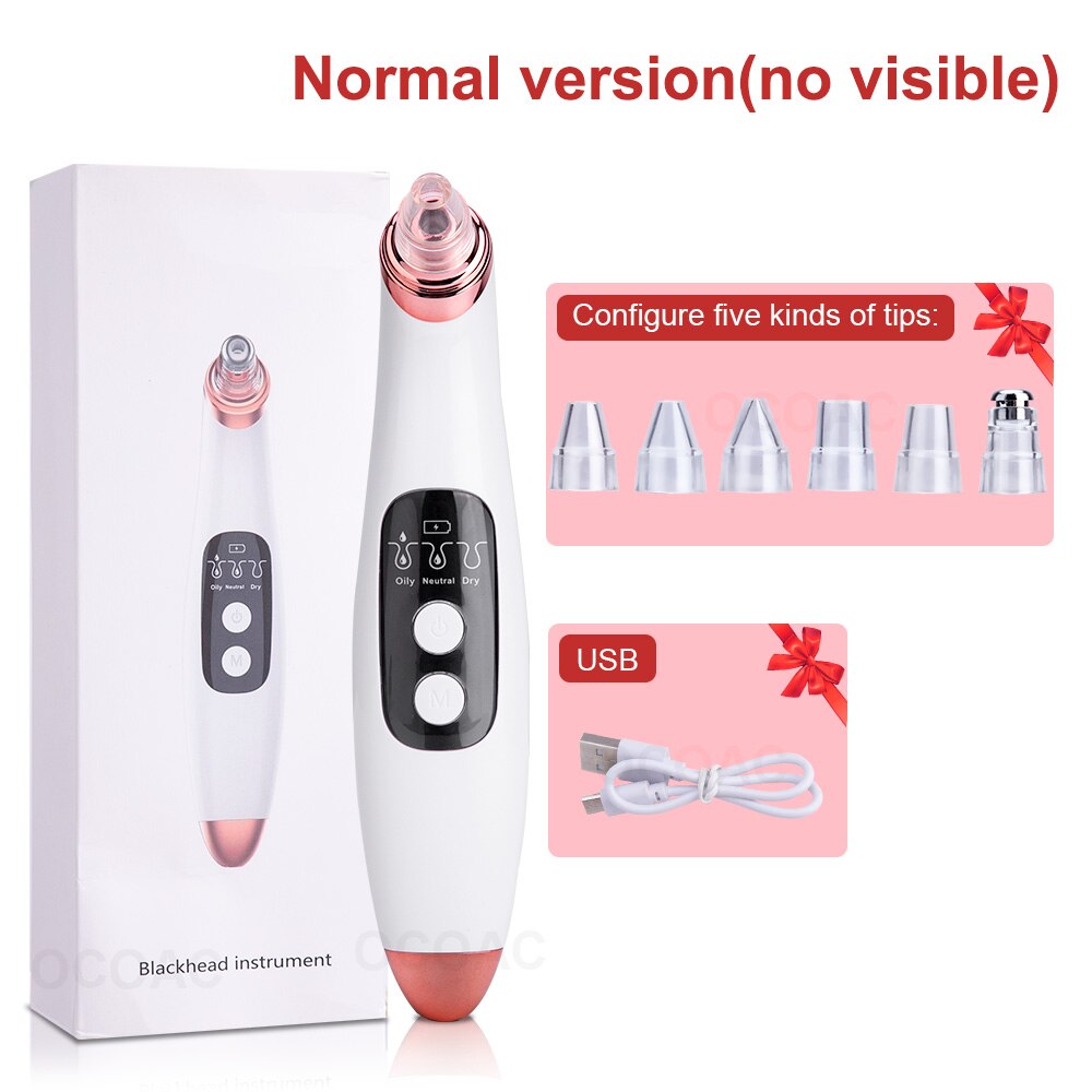 Visible Camera Blackhead Remover Face Deep Nose Cleaner Pore Acne Pimple Removal Vacuum Suction Facial Beauty Clean Skin Tool - Executive-Skincare