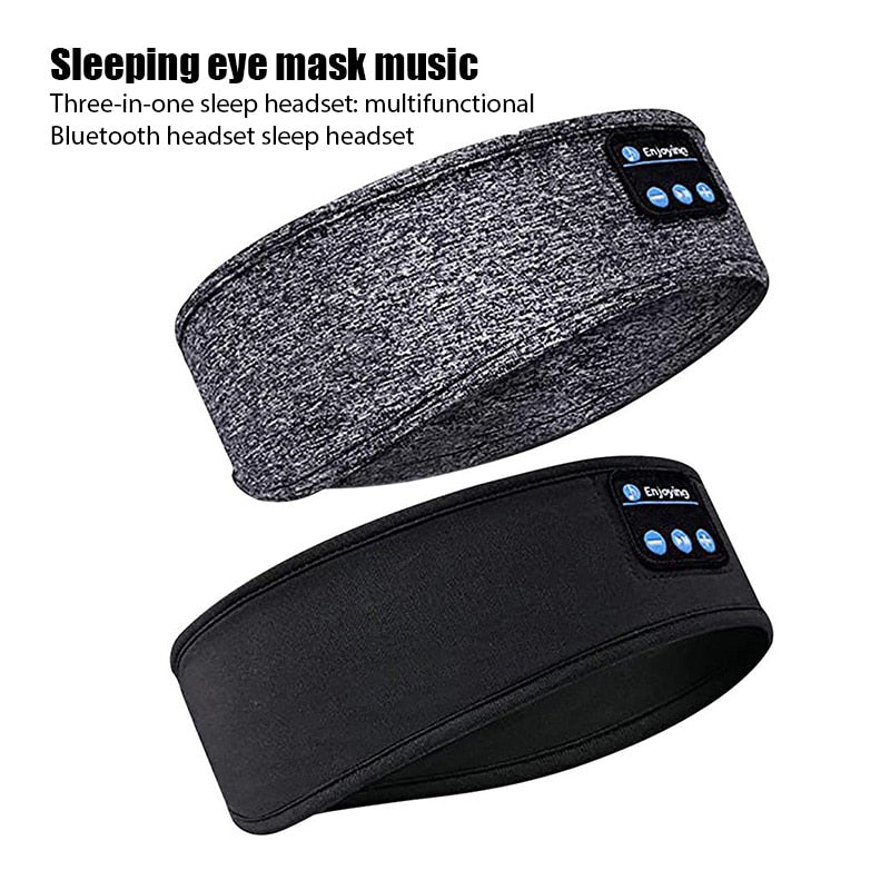 Elastic Bluetooth Headband Eye Mask - Executive-Skincare