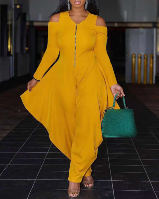 Yellow Ladies Jumpsuit - Executive-Skincare