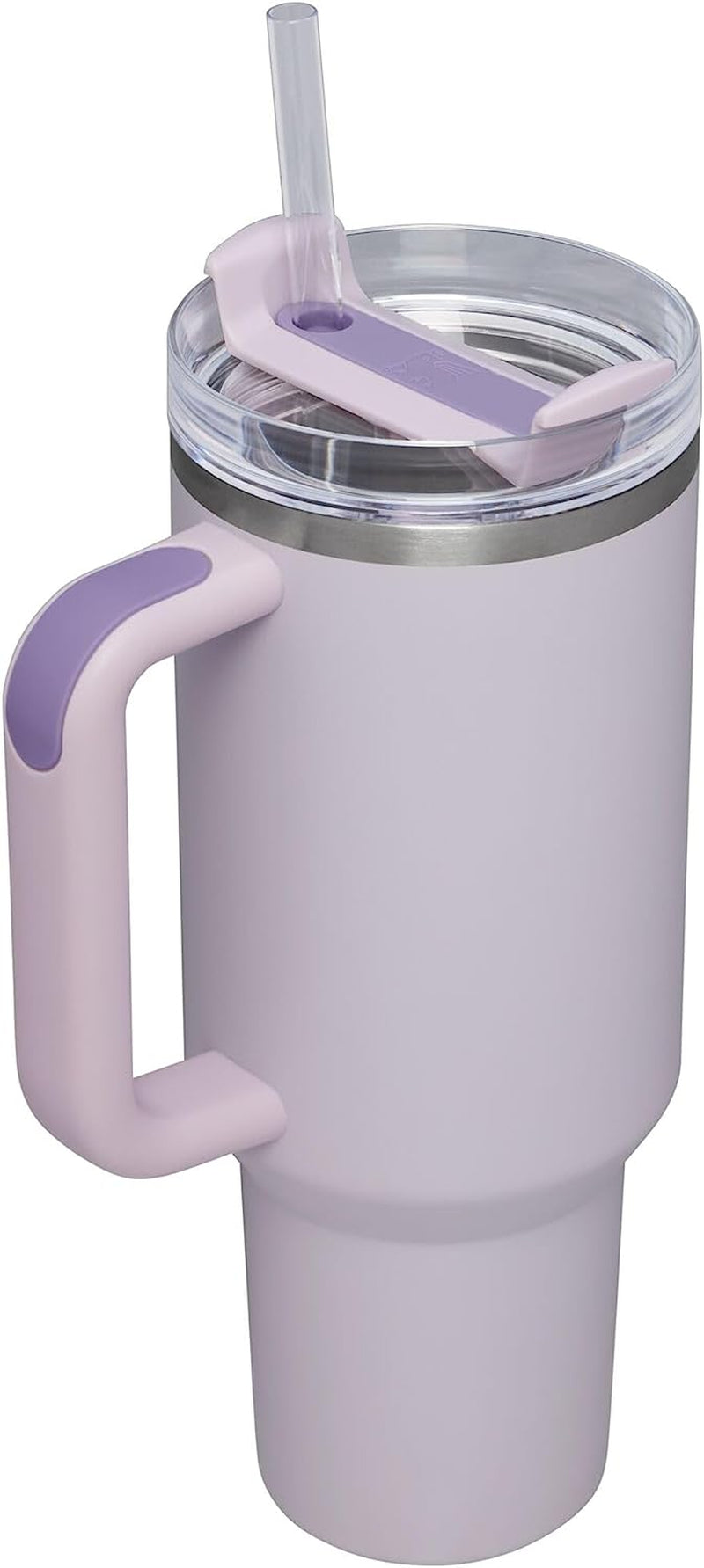 Stainless Steel Vacuum Insulated  Tumbler with Lid and Straw for Water, Iced Tea or Coffee, Smoothie and More, Orchid, 40 Oz