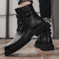 High-Quality Men's Ankle Leather Boots - Executive-Skincare