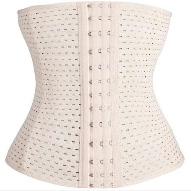 Women Latex Waist Trainer Body Shaper with Zipper - Executive-Skincare