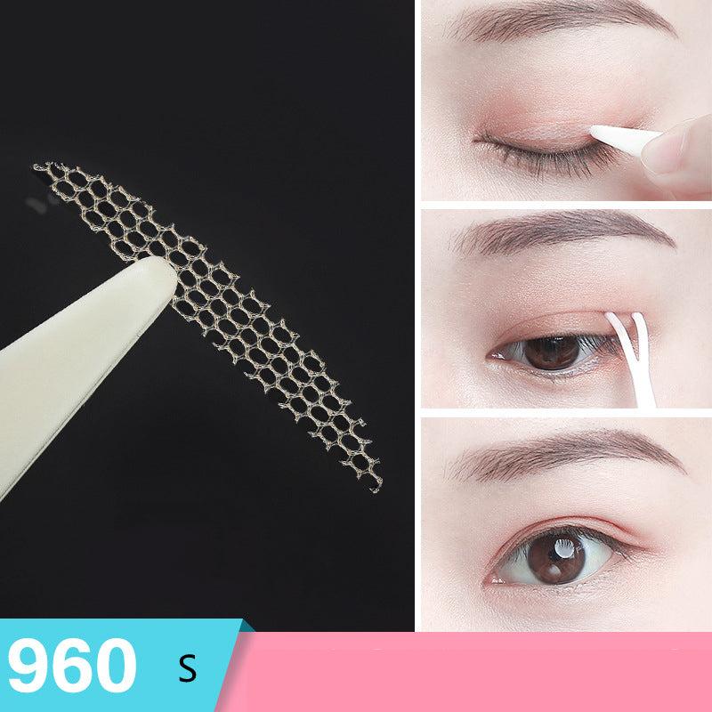 Women's Mesh Lace Double Eyelid Stickers - Image #7