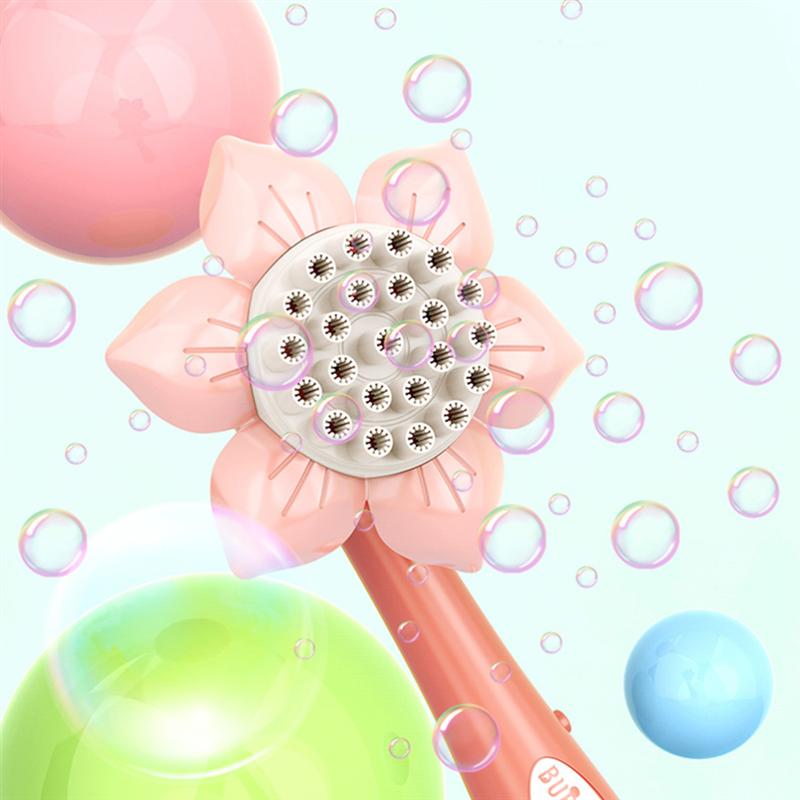 Portable Bubble Sunflower Shape Bubble Machine Toy - Executive-Skincare