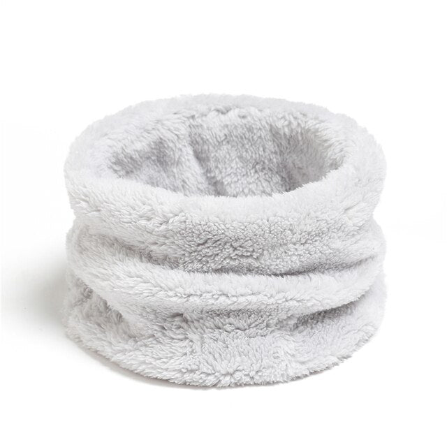 Solid Thick Plush Ring Scarf - Executive-Skincare